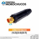 CONECTOR MACHO (10-25)(35-50)(50-70)