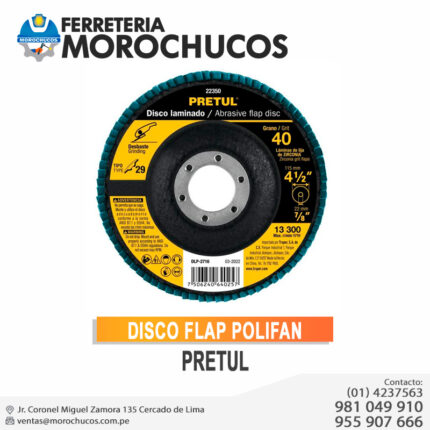 DISCO FLAP POLIFAN PRETUL