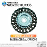 SCOBILLA CIRCULAR FAESIN ACERO AL CARBONO