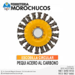 ESCOBILLA CIRCULAR PEQUI ACERO AL CARBONO