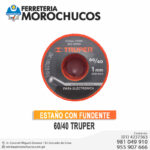ESTAÑO CON FUNDENTE 60/40 TRUPER
