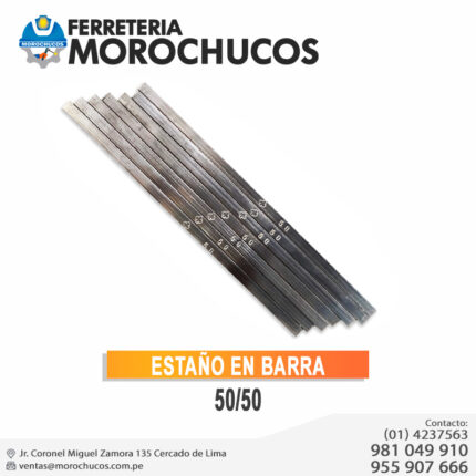 ESTAÑO EN BARRA 50/50