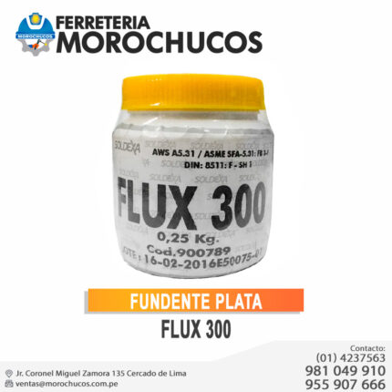 FUNDENTE PLATA FLUX 300