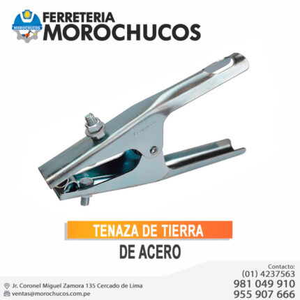 TENAZA DE TIERRA DE ACERO