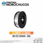 ALAMBRE ALUMINIO WILTEC ER4043 - 2KG