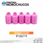 CERAMICA FILTRO N° 4,5,6,7 Y 8