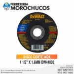DISCO CORTE INOX 4 1/2″ X 1.6MM DW44800