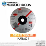 DISCO DE DESBASTE PLATEADO 7