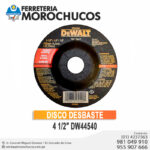 DISCO DESBASTE 4 1/2″ DW44540