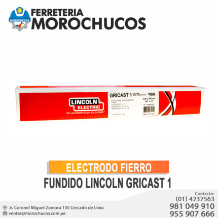 ELECTRODO FIERRO FUNDIDO LINCOLN GRICAST 1