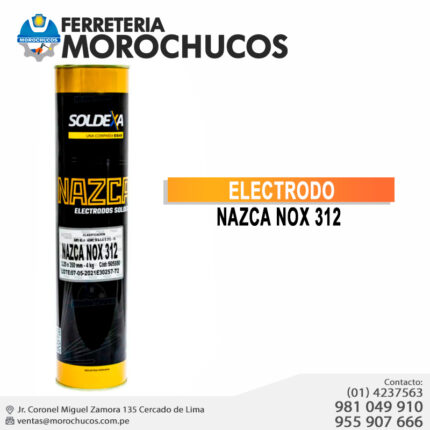 ELECTRODO NAZCA NOX 312