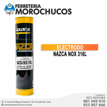 ELECTRODO NAZCA NOX 316L