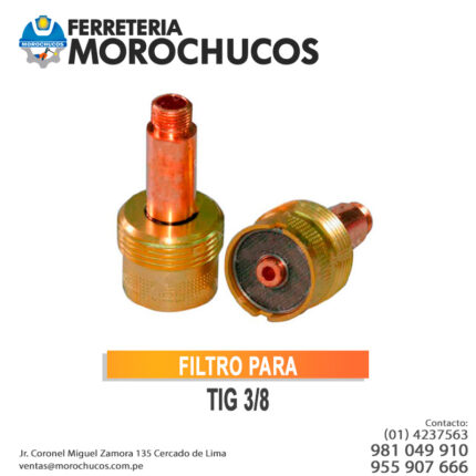 FILTRO PARA TIG 3/8
