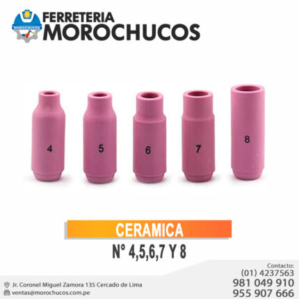 CERAMICA N° 4,5,6,7 Y 8