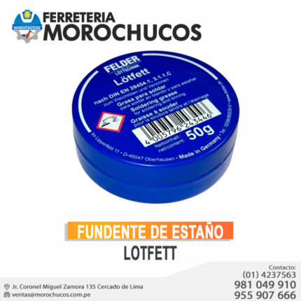 FUNDENTE DE ESTAÑO LOTFETT