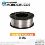 ALAMBRE INOXIDABLE ER 316L