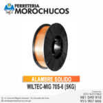 ALAMBRE SOLIDO WILTEC-MIG 70S-6 (5KG)
